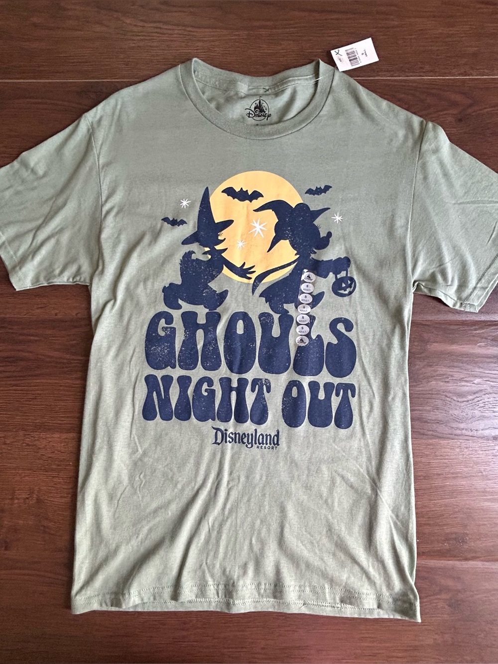 Disneyland Halloween Ghouls Night Out Minnie Mouse Daisy Shirt S